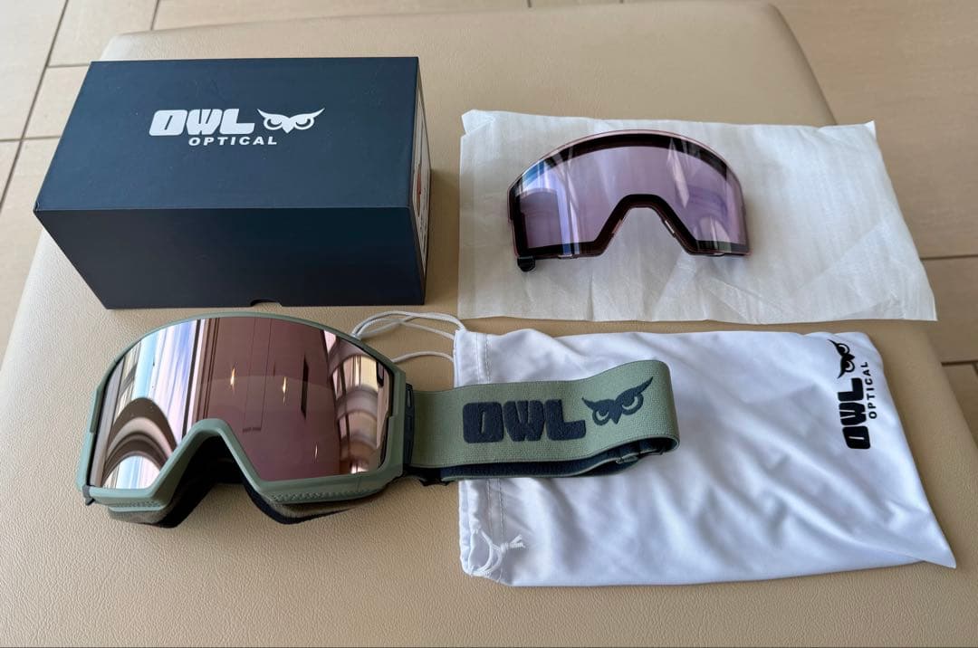 OWL OPTICAL AIM ゴーグル Light Gray / Pink