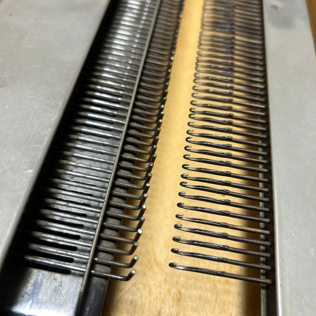 編み機　アンティーク　昭和　レトロ　超希少　高速編み機　木箱