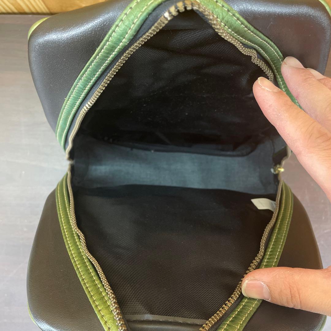 【美品】MIZUNO MASTERS ゴルフシューズバッグ　ブラック　合成皮革