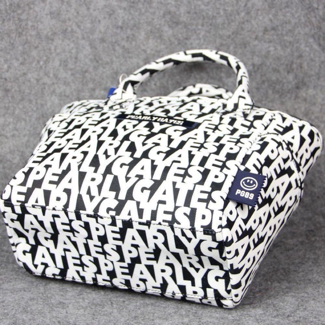 PEARLY GATES ロゴプリント ゴルフバッグ