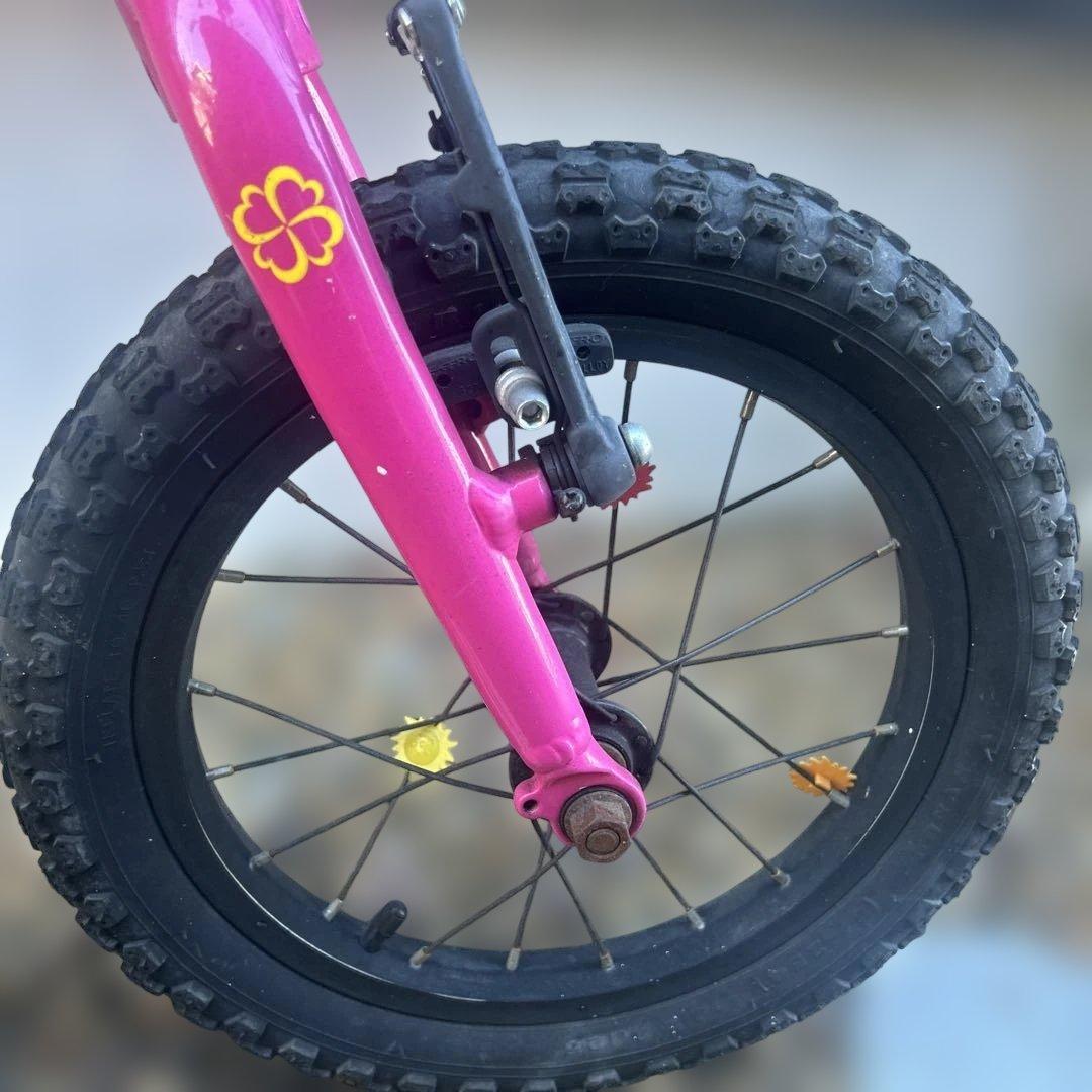 miさま専用　ヨツバサイクル　本体　ピンク 14インチ　子供自転車