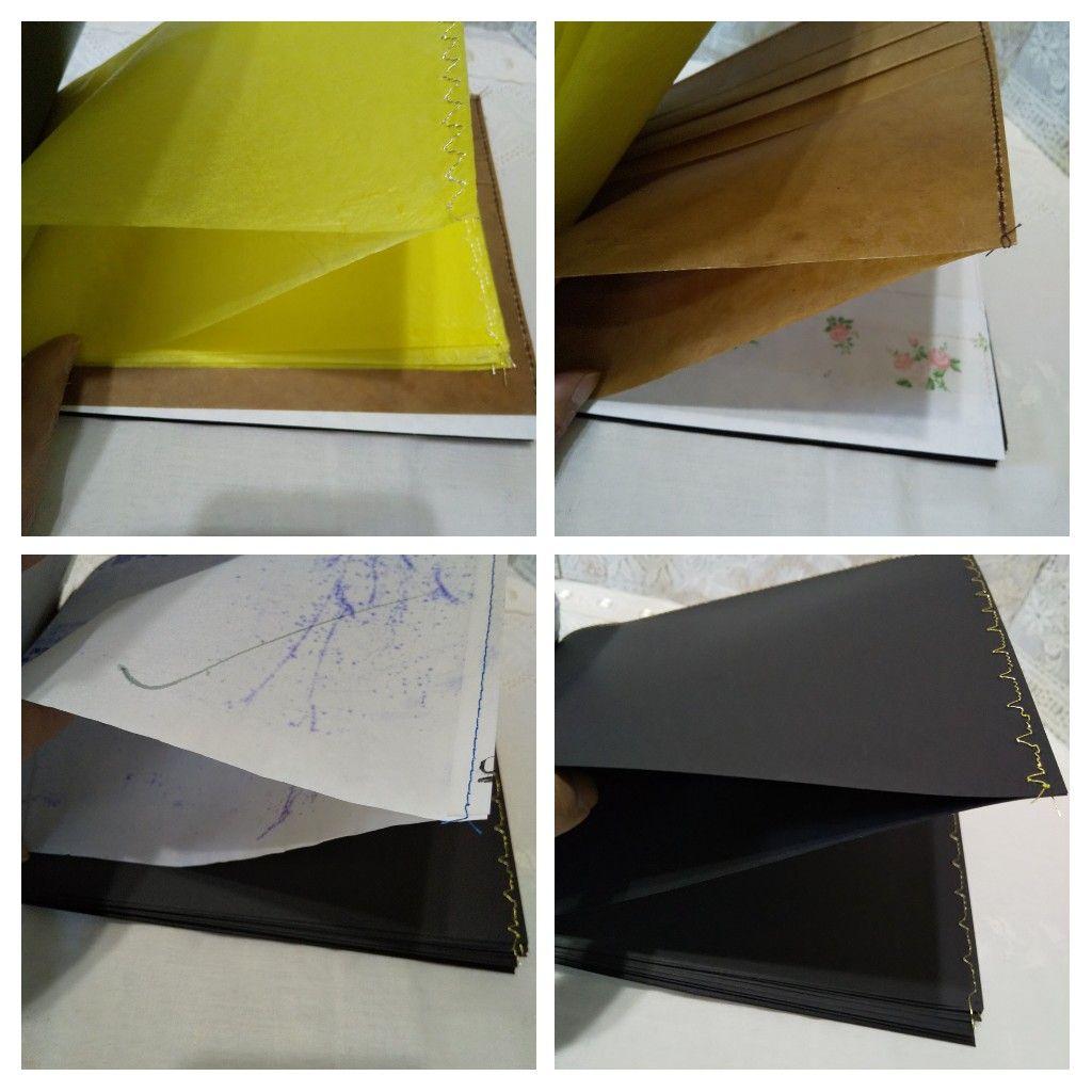 ポストカードファイル　アンティーク　ジャンクジャーナル