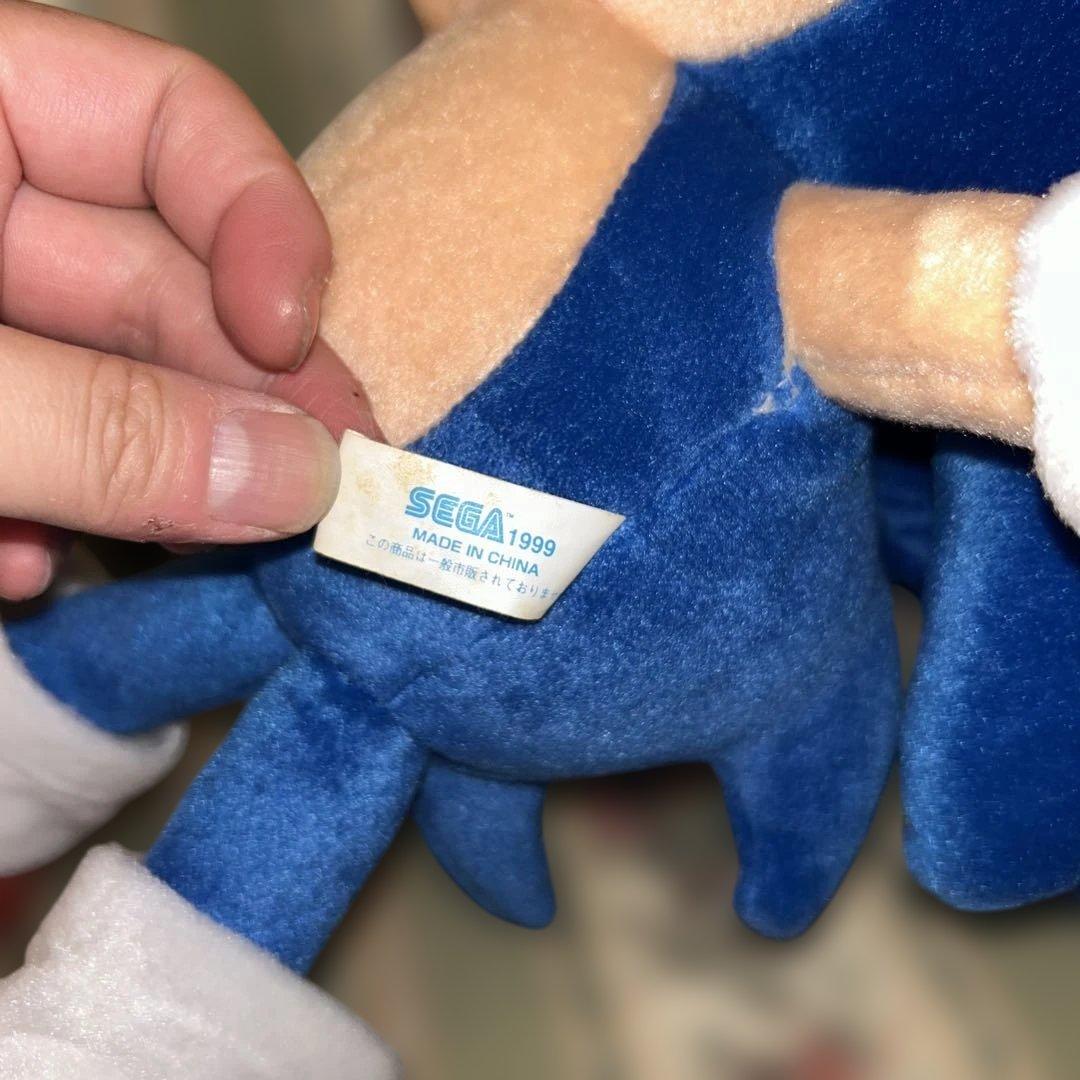 N*す様 ソニックアドベンチャー　スーパージャンボぬいぐるみ　ソニック　テイルス