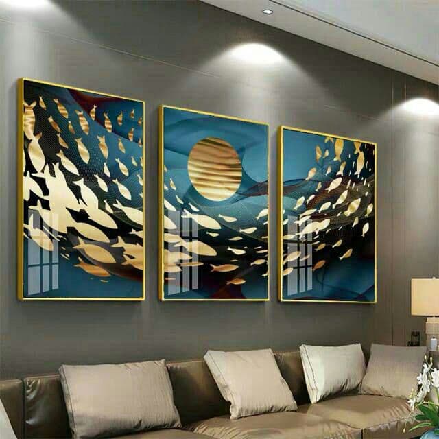 美術アートパネル絵画インテリア絵画プリント キャンバスプリントポスター3枚