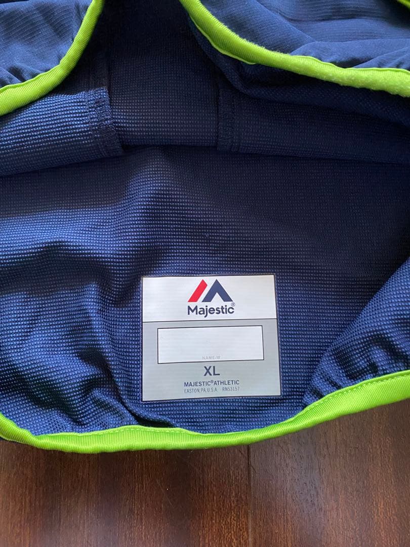 【支給品】東京ヤクルトスワローズ：サンタナ：25番：Majestic：XL（Ｏ）