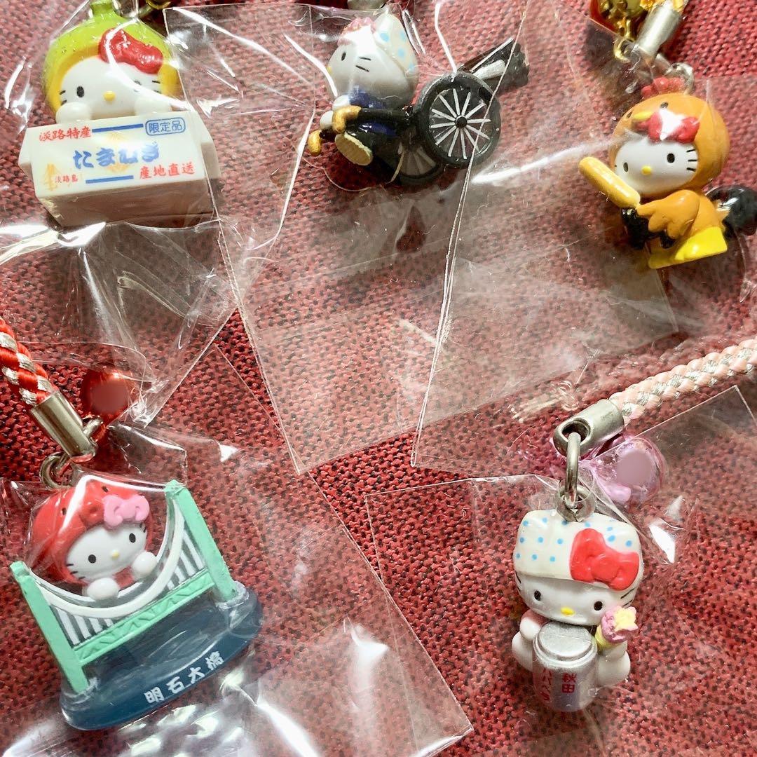 ハローキティ　根付け　ストラップ　秋田　ご当地キティ　まとめ売り　サンリオ