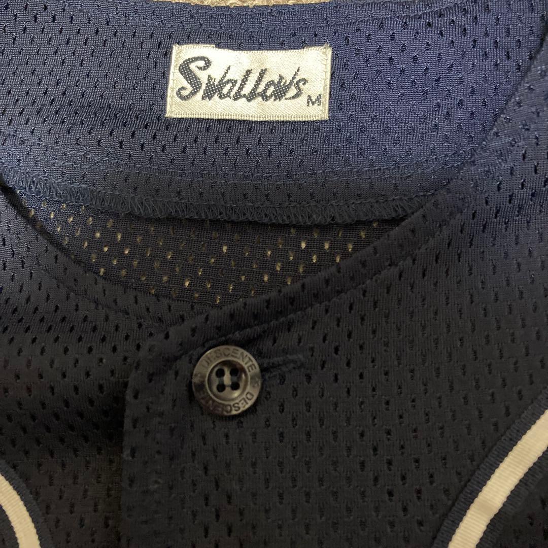 【当時物】東京　ヤクルト　スワローズ　古田敦也　ビジター　ユニフォーム M