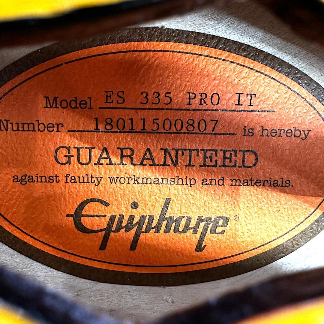 Epiphone Custom Shop Ltd. ES-335 PROセミアコ