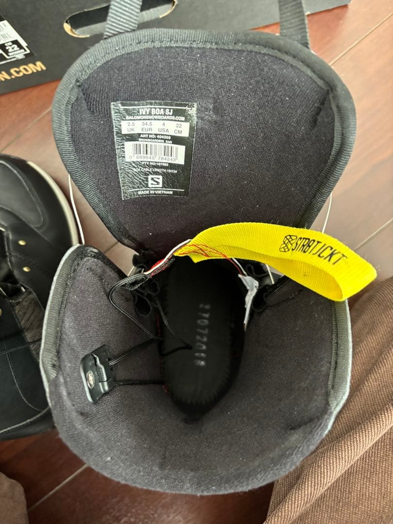 Salomon Ivy Boa SJ ブラック 22cm