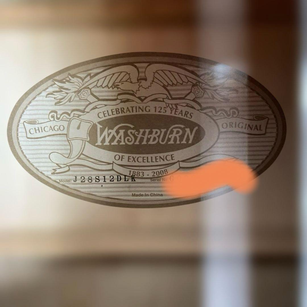 WASHBURN ワッシュバーン J28S12DLK ギター 中古 現状品
