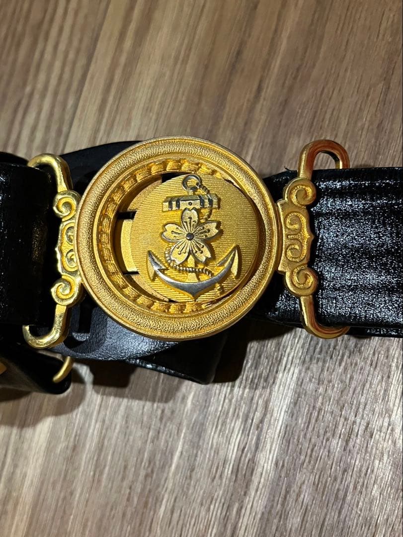 本日限定★旧日本軍　鮫皮柄　旧大日本帝国海軍士官短剣　長剣セット剣帯付