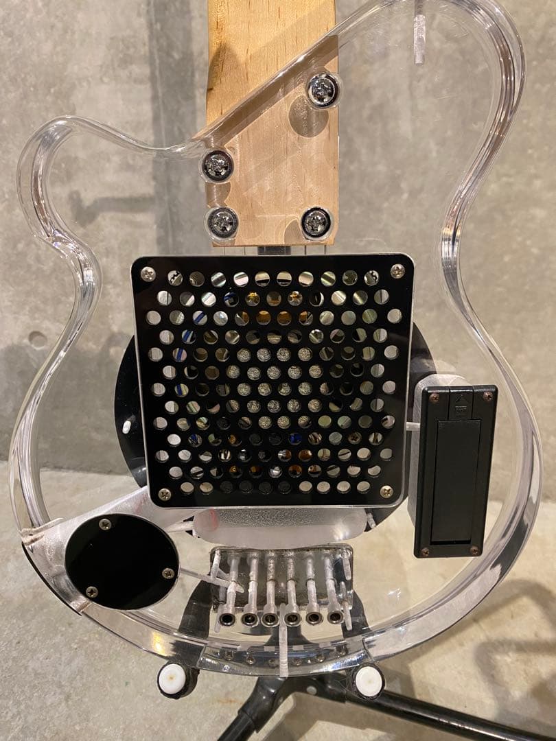 極美品 Pignose ピグノーズエレキミニギター PGG スケルトン アクリル