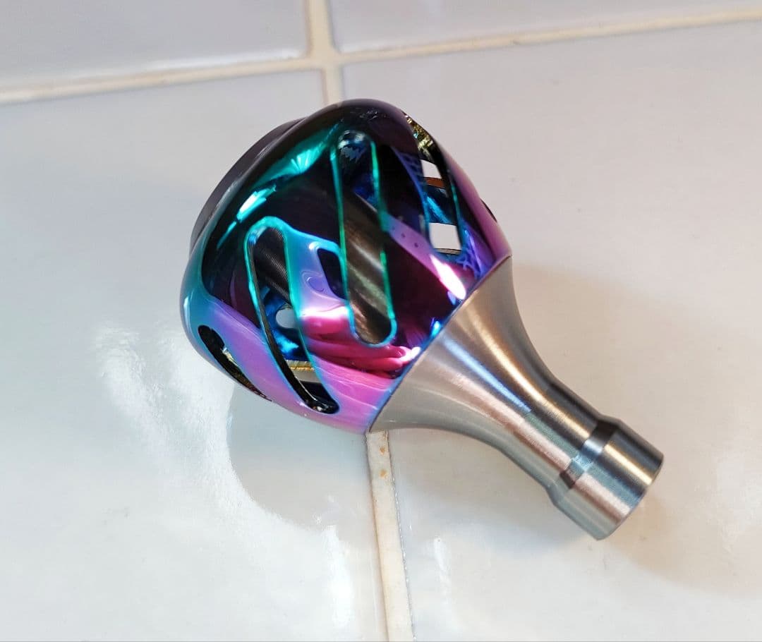 ラブ　30mm パワーハンドルノブ　レインボーカラー8個セット