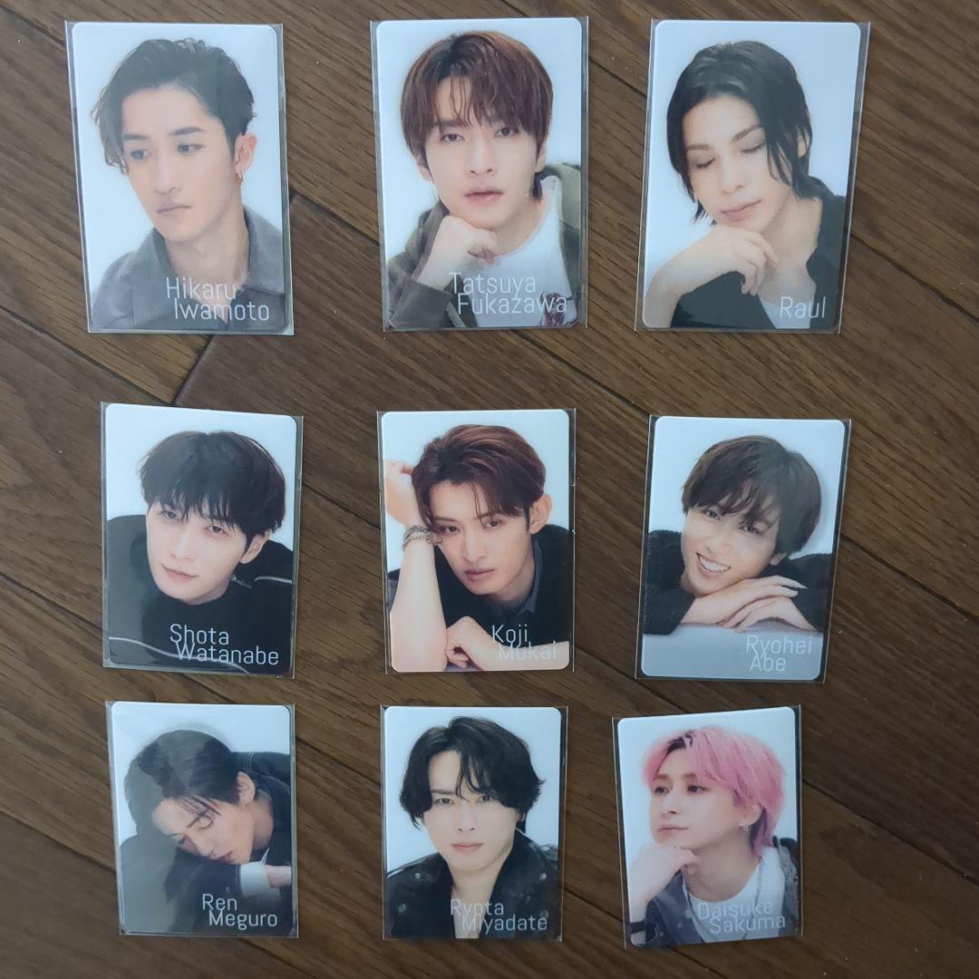 Man　ラバーバンド　チラ見カード　全員