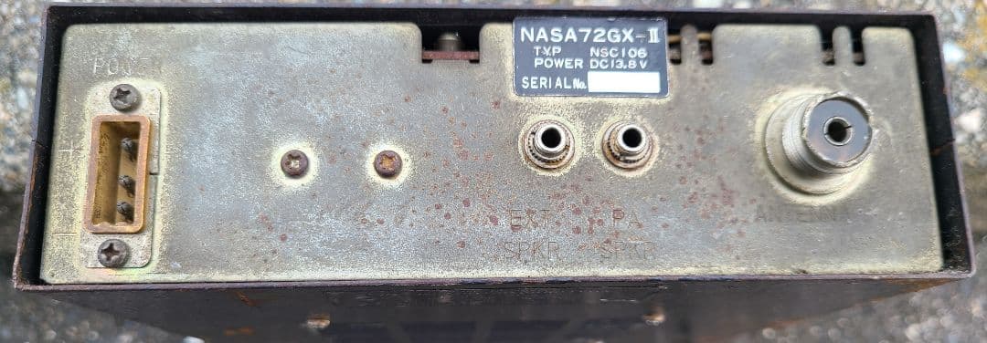 NASA 72GX-Ⅱ 無線機