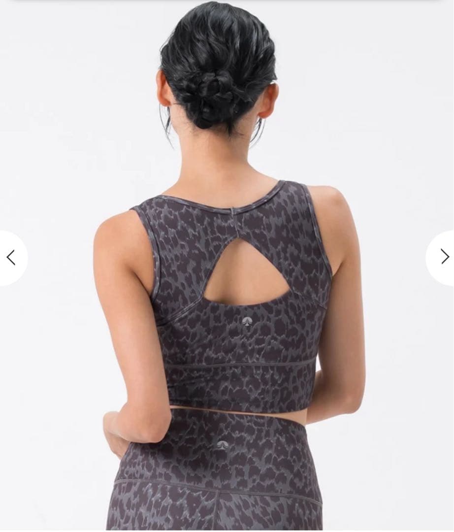 【SUKALA】ブラック　レオパードプリントブラトップ　Mサイズ