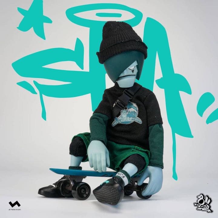 新品未開封 JT STUDIO 8” 2GO 西遊記 スケートボード フィギュア