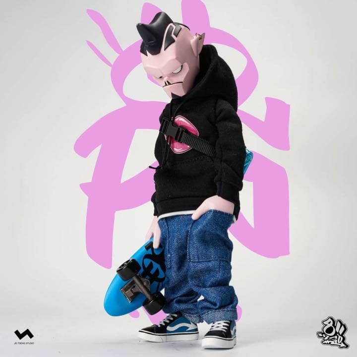 新品未開封 JT STUDIO 8” 2GO 西遊記 スケートボード フィギュア