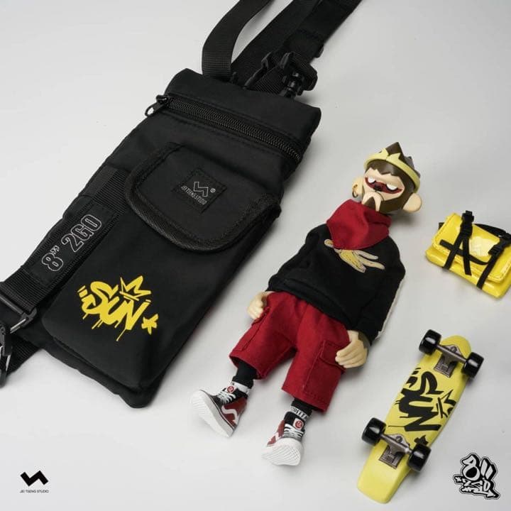 新品未開封 JT STUDIO 8” 2GO 西遊記 スケートボード フィギュア