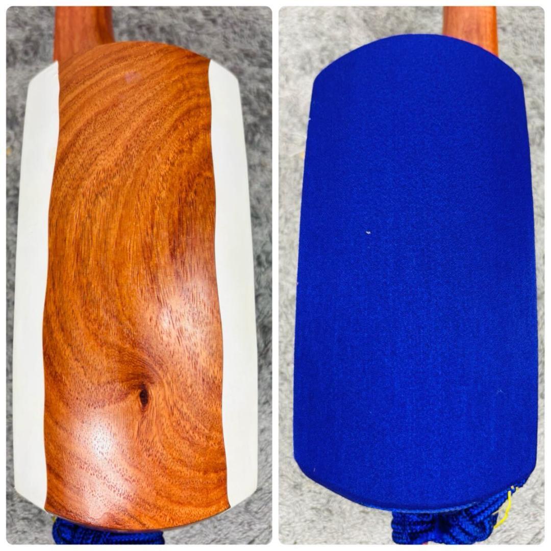 三味線 中棹 正寸 ケース 花梨 和楽器 丸打胴 弦楽器 銀河印 撥