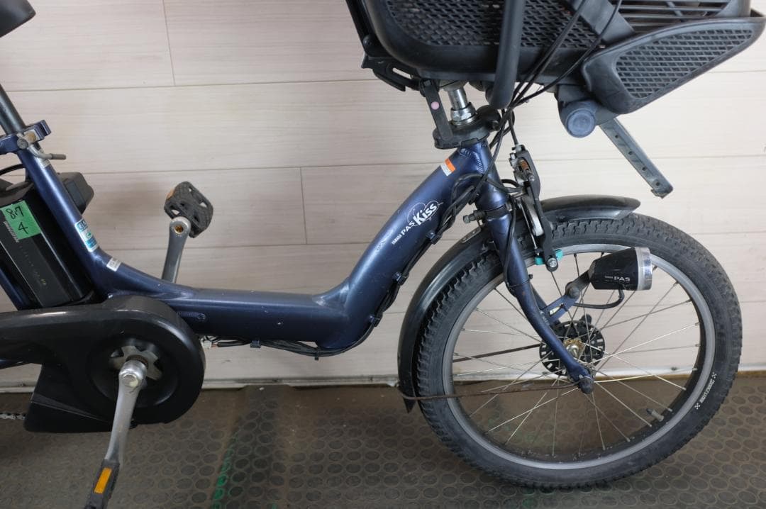 電動自転車 やまは PAS KISS　20インチ　3段　8.7Ah充電器あり