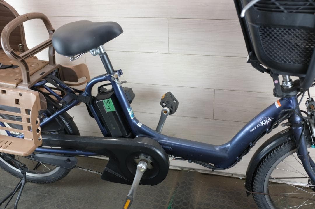 電動自転車 やまは PAS KISS　20インチ　3段　8.7Ah充電器あり