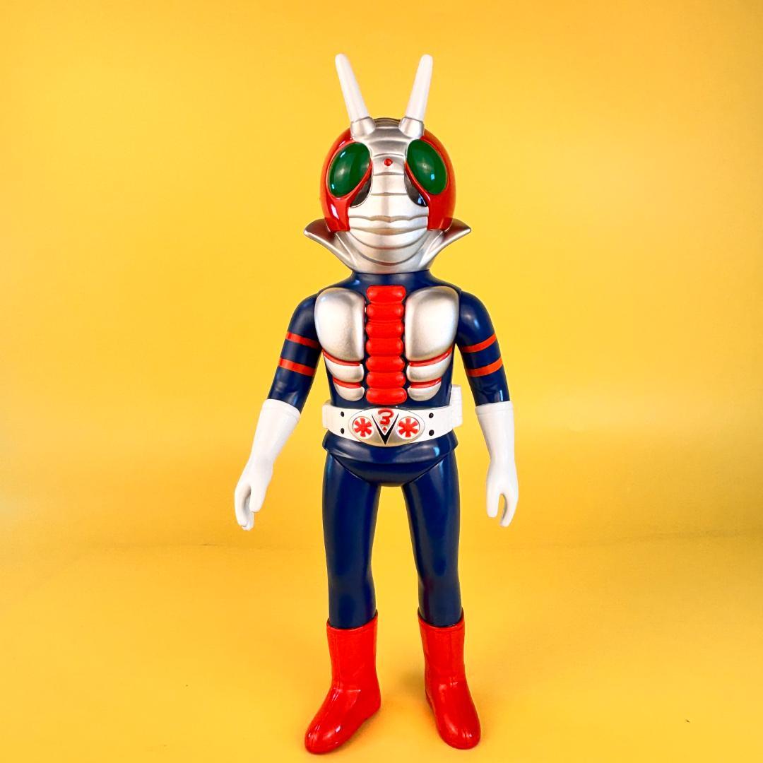 仮面ライダーV3　面取れ　当時物風　珍色　マルサン・ブルマァク・・/やまなや