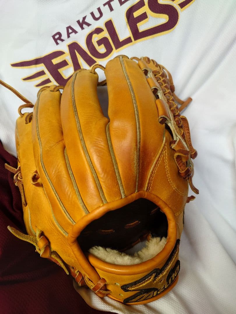NPB 選手支給　硬式内野手グローブ