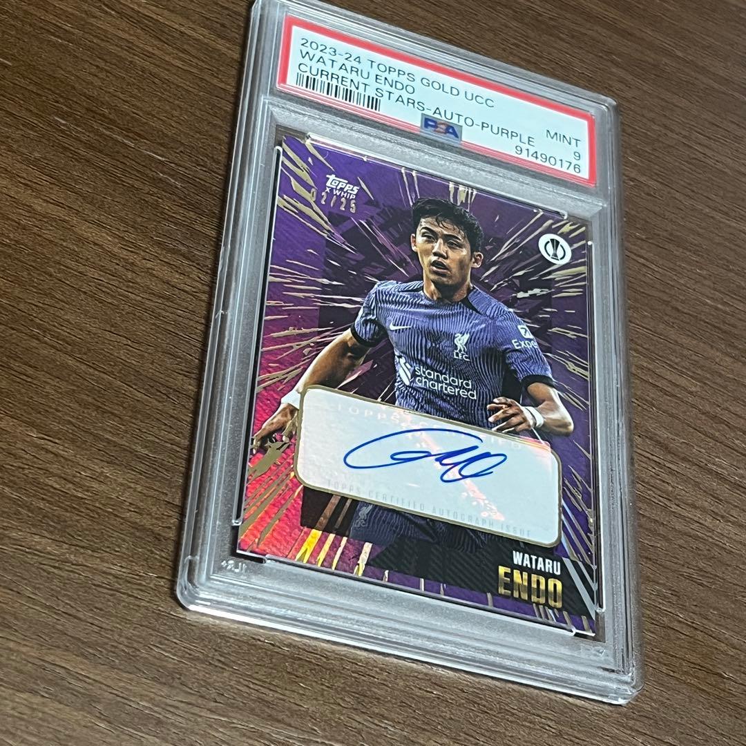 Topps 限定25枚 日本代表 遠藤航 直筆サイン オートグラフ リバプール