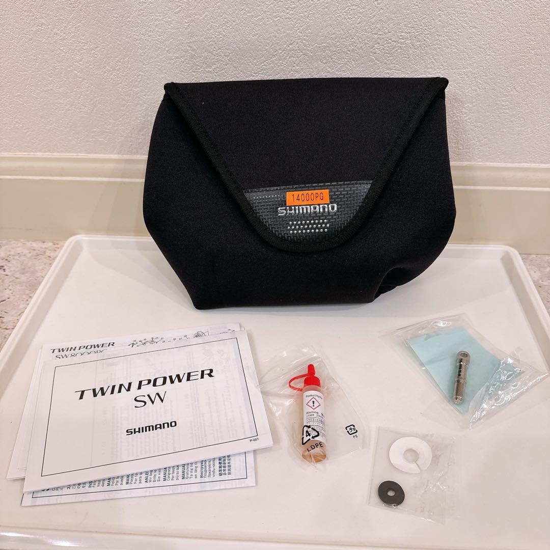 シマノ　21 ツインパワー　SW 14000PG + バリバス　6号ライン
