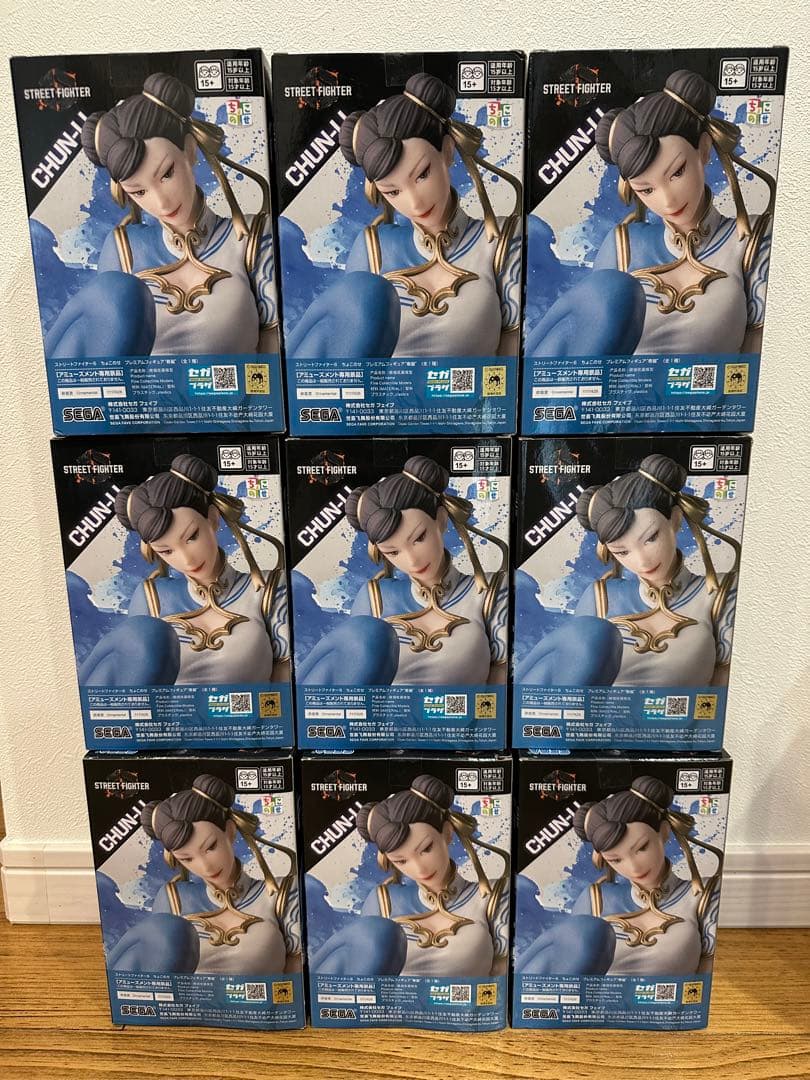 ストリートファイター6 ちょこのせ プレミアムフィギュア 春麗9個セット