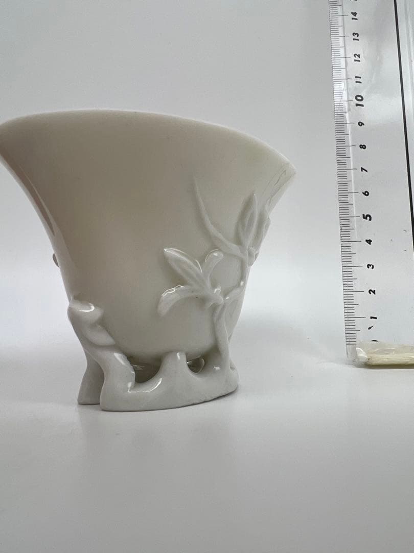 中国明朝か清朝德化窯杯茶道具骨董古美術　コレクション唐物　アンティーク青磁　江戸