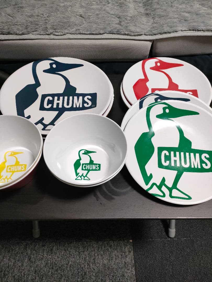 【廃盤品、未使用品】CHUMS　チャムス　メラミンディッシュ　食器