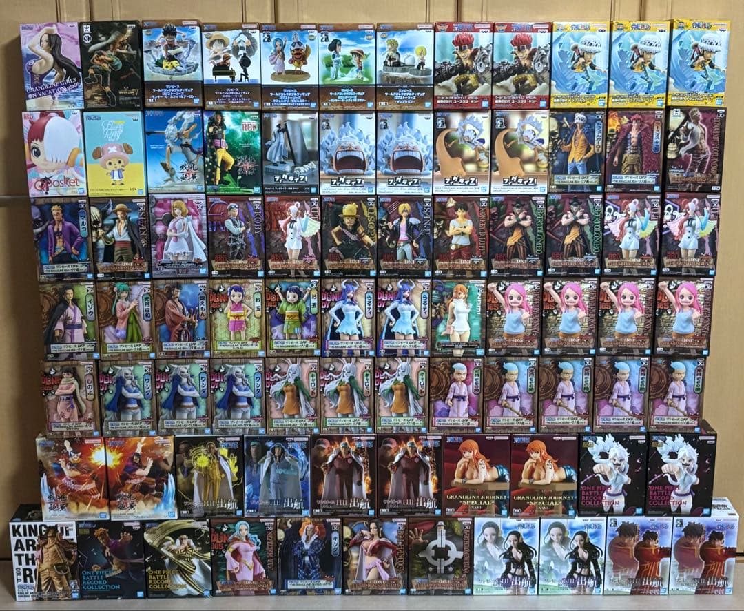 【未開封】ワンピース　フィギュア　81点　まとめ売り