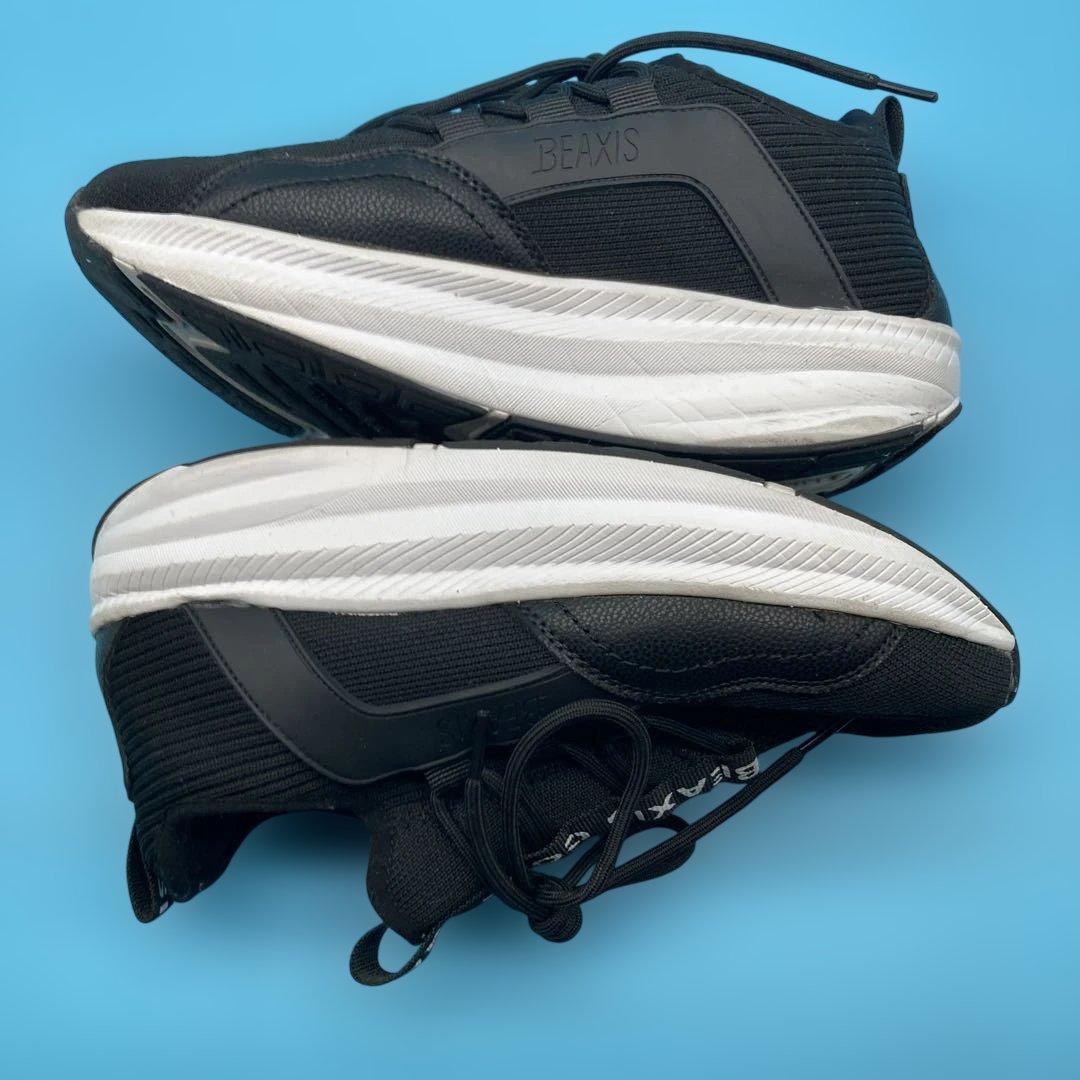 【美品】BEAXIS バランスコアスニーカービーアクシスダイエットシューズM黒