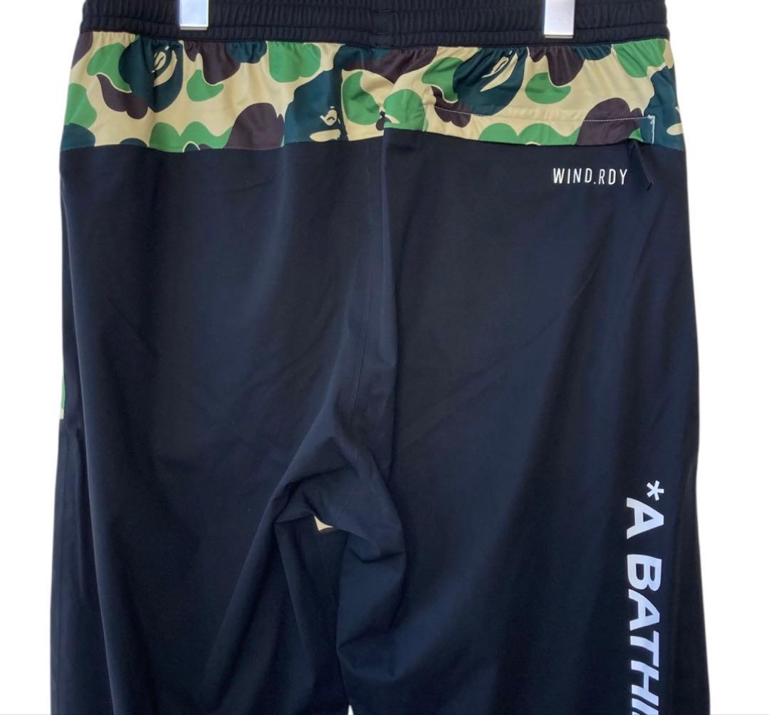 A BATHING APE×adidasWINDRDYソフトシェルジョガーパンツ