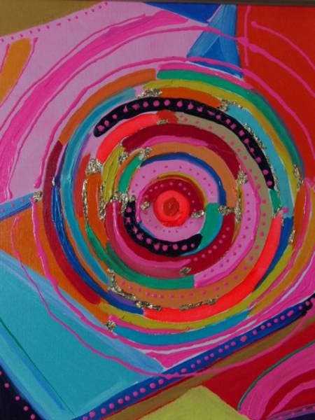 TOMOYUKI・友之、「太陽と月」、証明書付、額付、絵画 油絵 油彩画