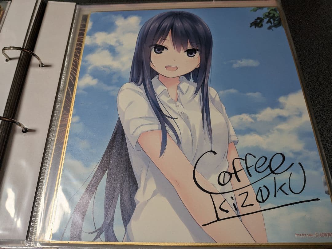 【1/16終売】珈琲貴族先生　色紙バインダー＋色紙11枚セット