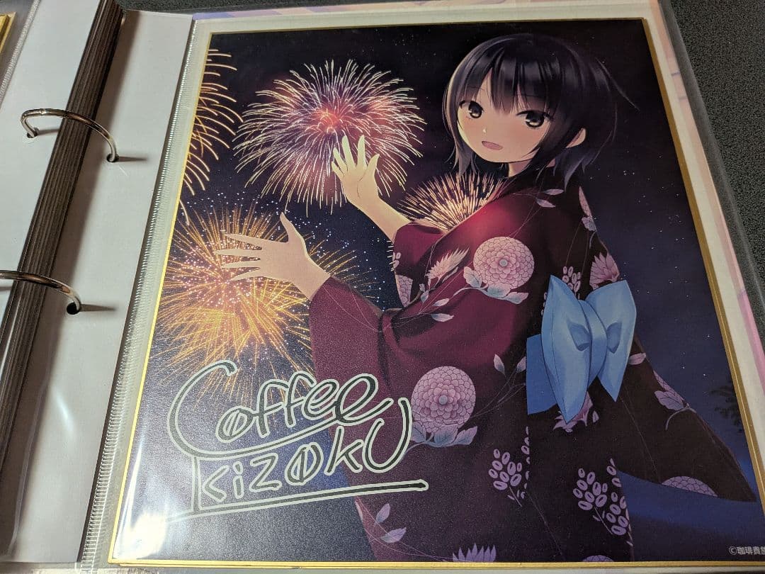 【1/16終売】珈琲貴族先生　色紙バインダー＋色紙11枚セット