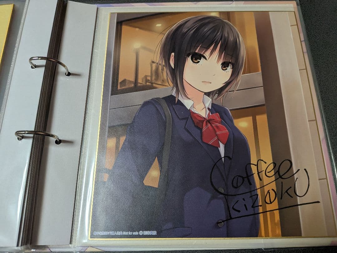 【1/16終売】珈琲貴族先生　色紙バインダー＋色紙11枚セット