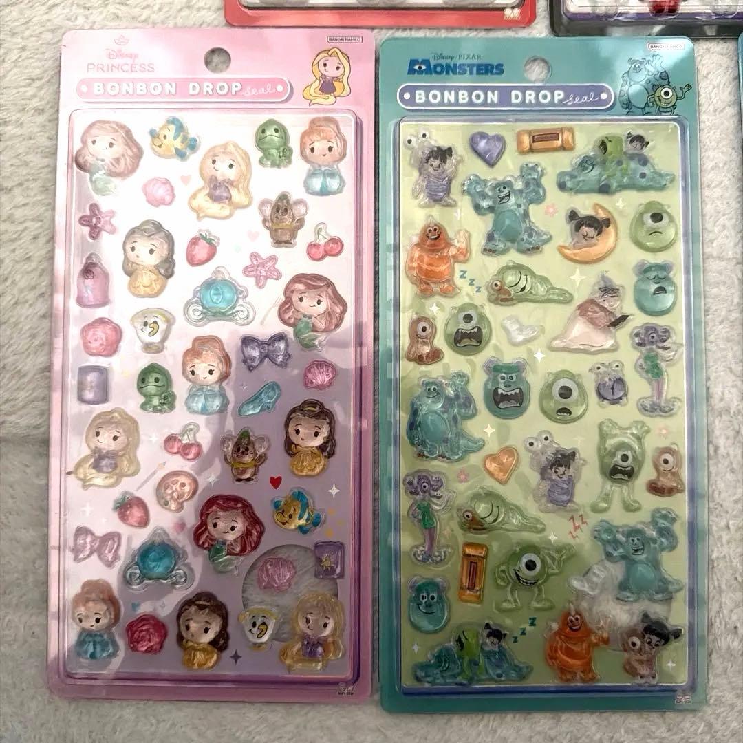 新品♡正規品♡ディズニー ボンボンドロップシール10枚セット♡おまけ付き♡
