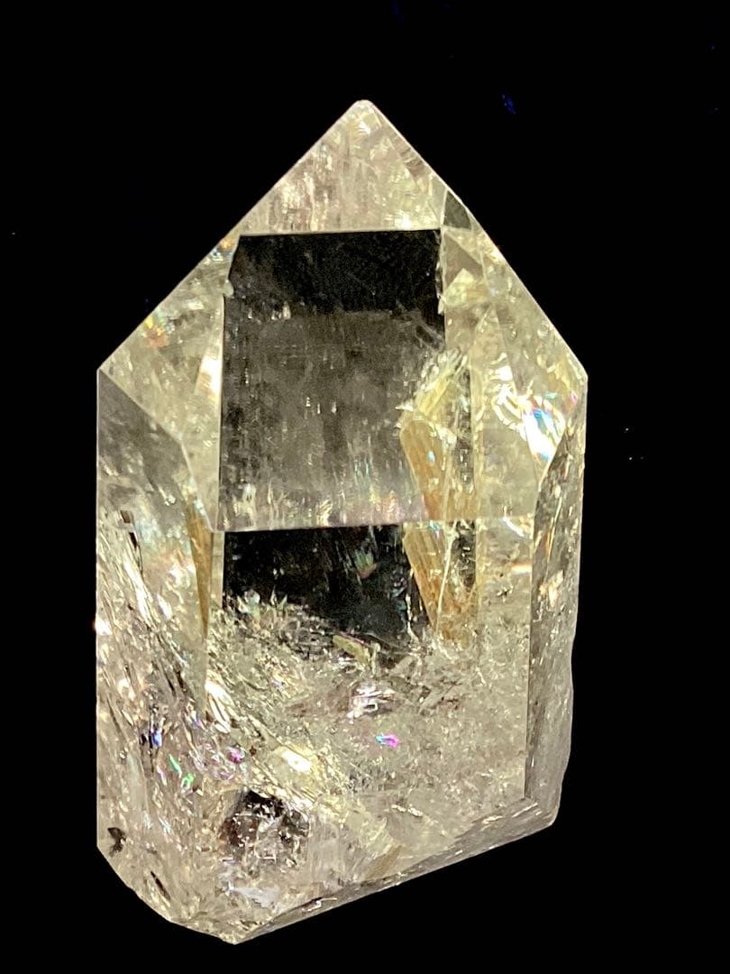 ✳最強の風水**ガネーシュヒマール水晶＆レモン水晶　お守り*守護石　鑑別書付‼️