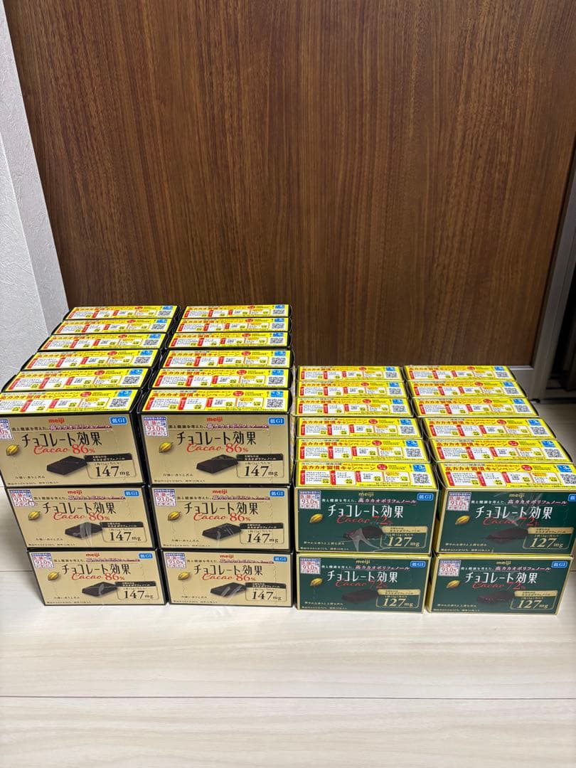 【まとめ買い】meiji チョコレート効果 カカオ86% 72% 計744枚