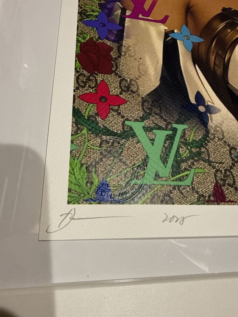 DEATH NYC 現代アート　世界100枚限定 ヴィトン　ワンダーウーマン