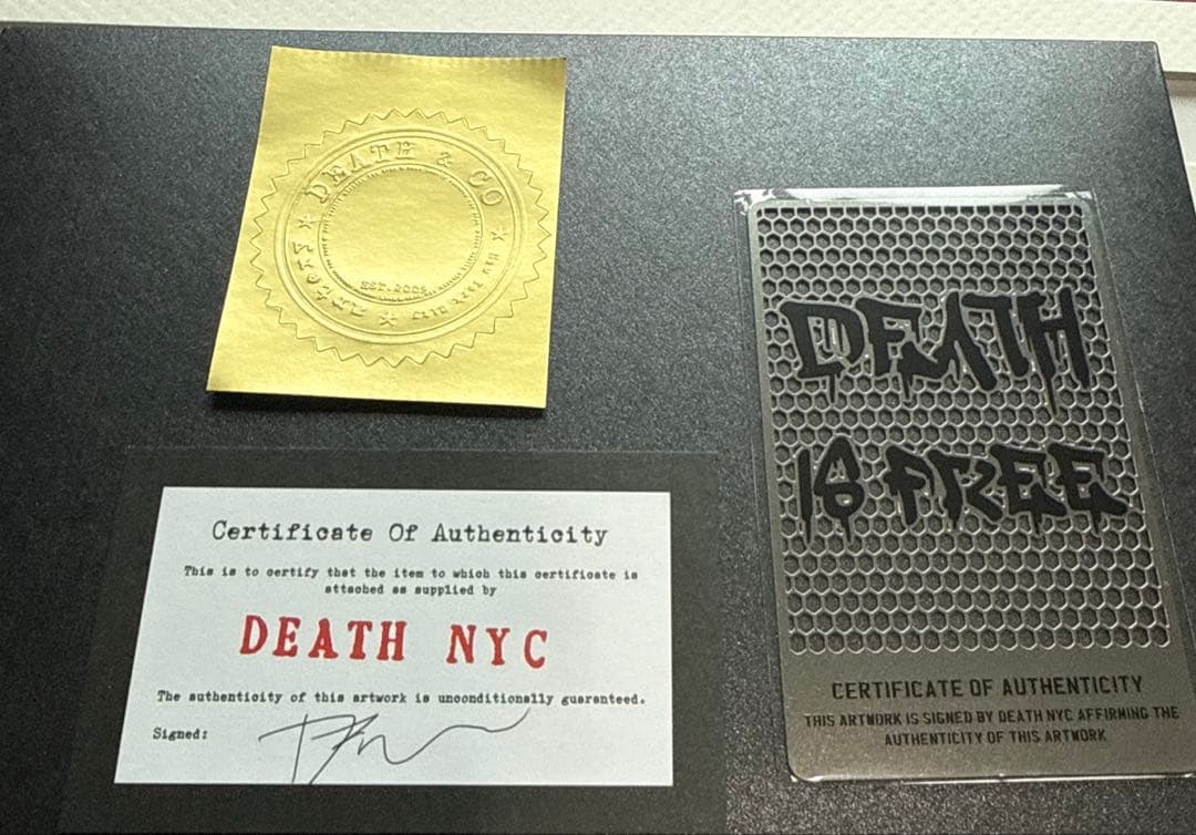 DEATH NYC 現代アート　世界100枚限定 ヴィトン　ワンダーウーマン
