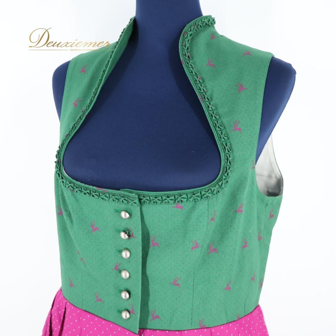 【フォークダンス衣装】ピンク Hammerschmid ワンピース ドレス 緑