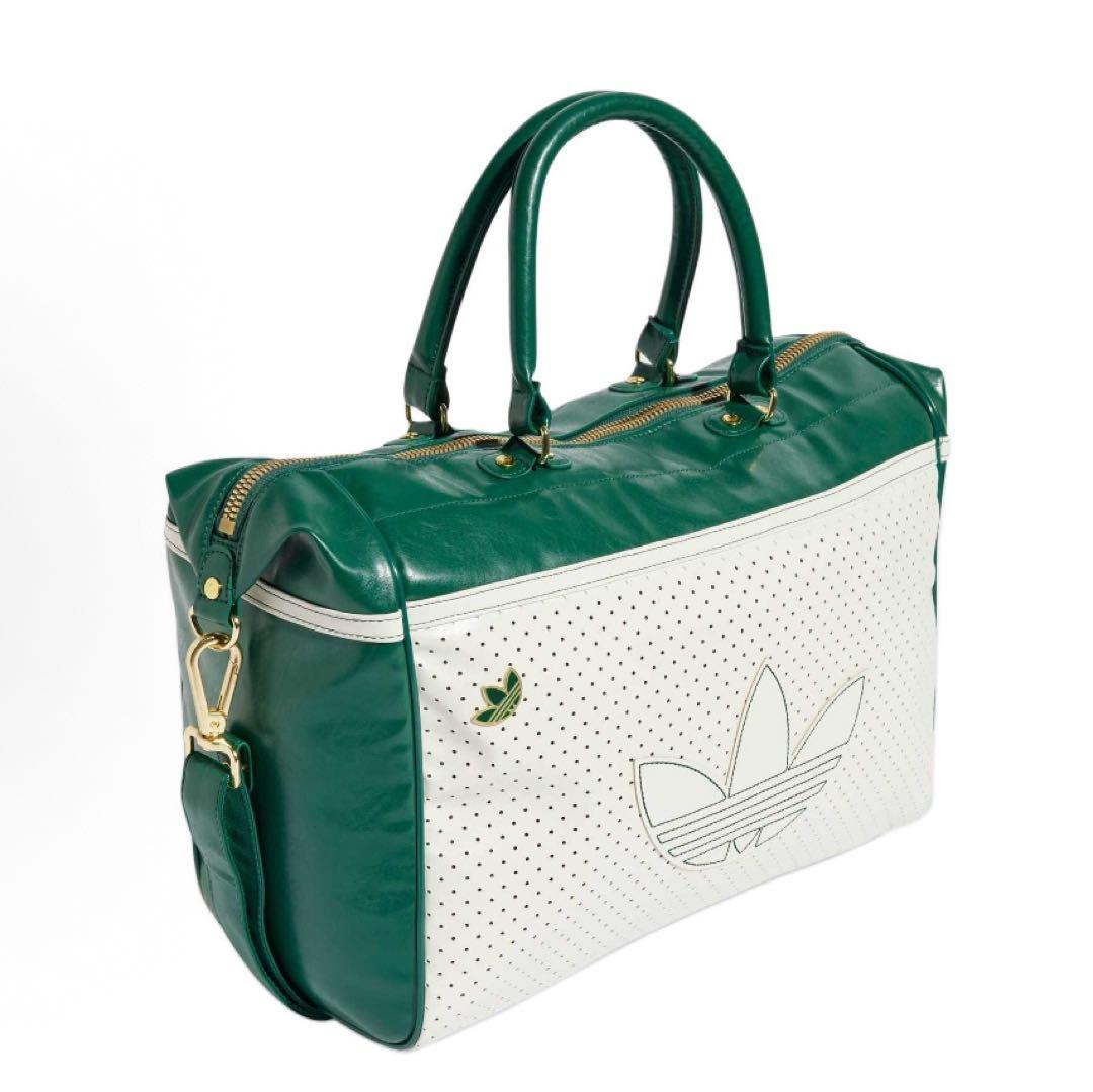 完売品Adidas ボウリングバッグ ホワイト*グリーン　JC5689
