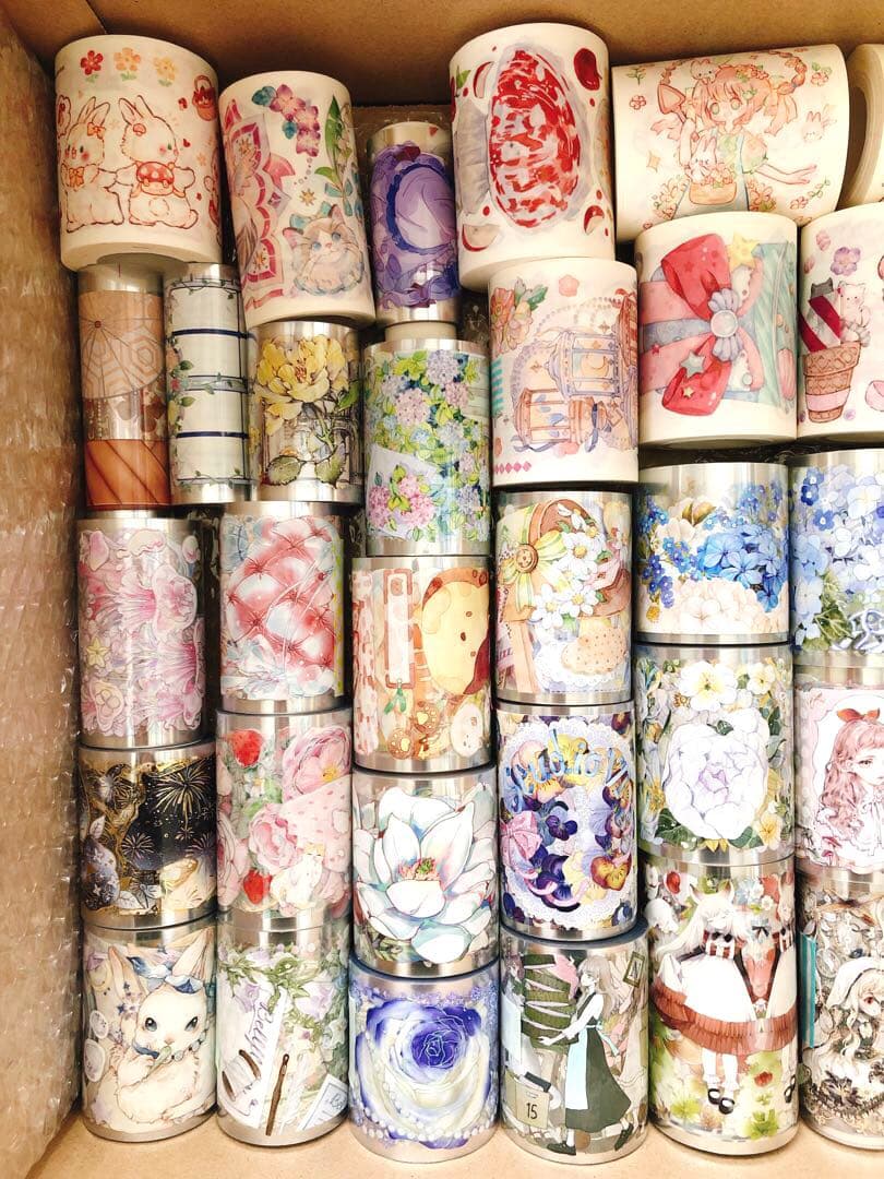 ★ちょまちゃん★【海外マステ 132巻】 大量 コラージュ 人物マステ