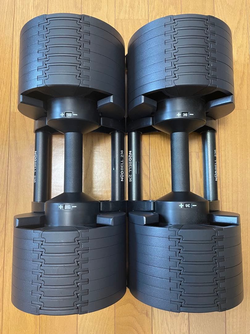 ①フレックスベル 36kg×2つ（2kg刻みで可変可能）