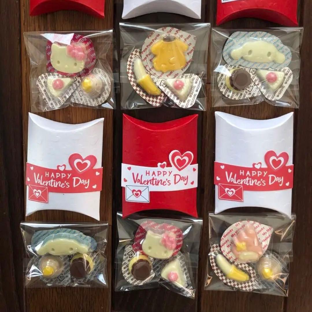 バレンタインプチギフトサンリオチョコ　友チョコ　お配り　6